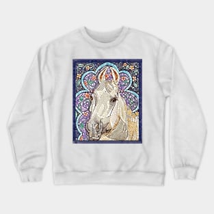 Mosaic Horse Crewneck Sweatshirt